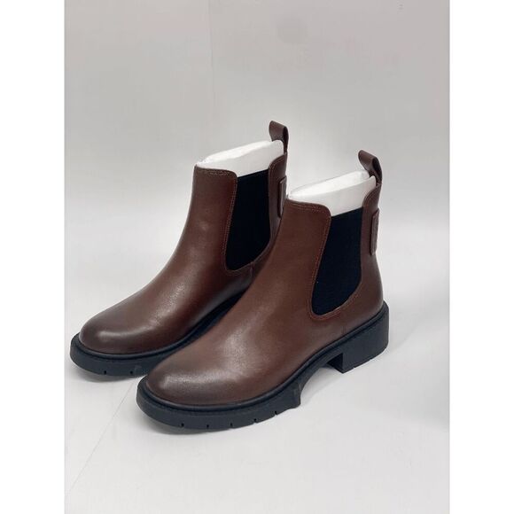 Coach Women's Lyden Chelsea Bootie - Walnut Brown 6B - Picture 1 of 8